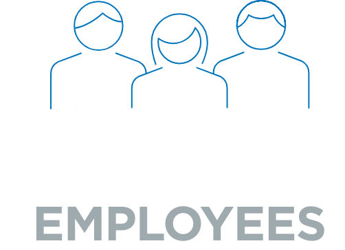 + 1,100 Employees